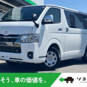 2024 Toyota Hiace Van white diesel used car Japan export