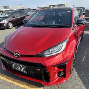 2021 Toyota Gr Yaris red gasoline used car Japan export