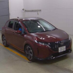 2021 Nissan Aura wine gasoline used car Japan export