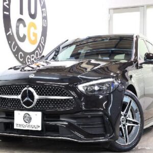 2022 Mercedes Benz C-Class black gasoline used car Japan export