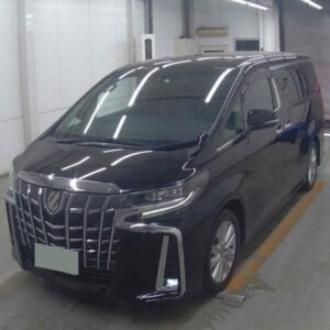2020 Toyota Alphard black gasoline used car Japan export