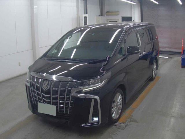 Ref:AUX-24095422 TOYOTA ALPHARD 2020 1 2020 Toyota Alphard black gasoline used car Japan export
