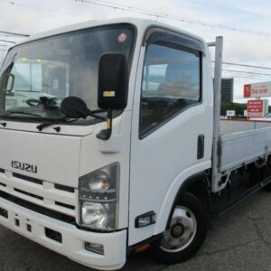 2012 Isuzu Elf Truck white diesel used car Japan export