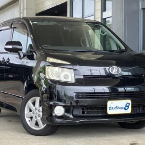 2008 Toyota Voxy black gasoline used car Japan export