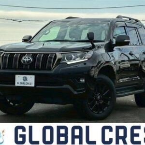 2022 Toyota Land Cruiser Prado black diesel used car Japan export