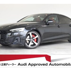 2021 Audi S5 Sportback black gasoline used car Japan export