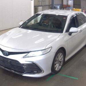 2021 Toyota Camry pearl gasoline used car Japan export