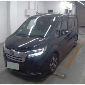 2020 Honda Stepwagon Spada black gasoline used car Japan export