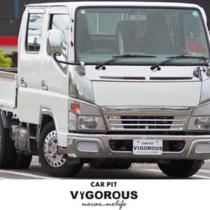2008 Mitsubishi Fuso Canter white diesel used car Japan export