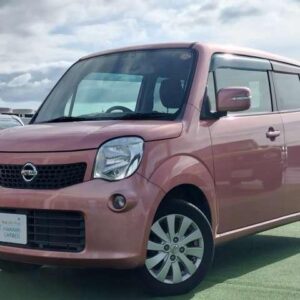 2014 Nissan Moco pink gasoline used car Japan export