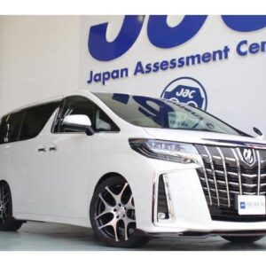 2021 Toyota Alphard pearl gasoline used car Japan export