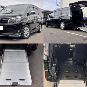 2017 Toyota Voxy black gasoline used car Japan export
