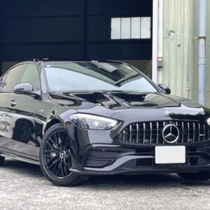 2022 Mercedes Amg C-Class black gasoline used car Japan export