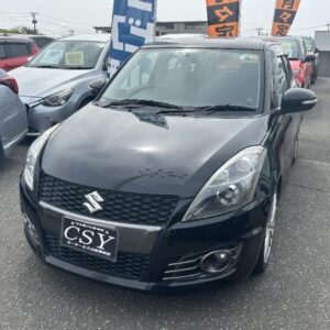 2014 Suzuki Swift Sport black gasoline used car Japan export