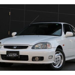1999 Honda Civic white gasoline used car Japan export