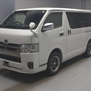 2018 Toyota Regius Ace Van pearl diesel used car Japan export