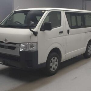2022 Toyota Hiace Van white diesel used car Japan export