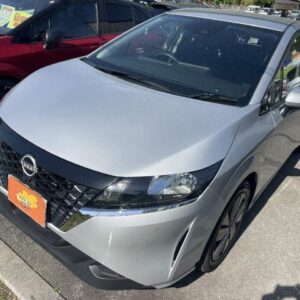 2024 Nissan Note silver gasoline used car Japan export