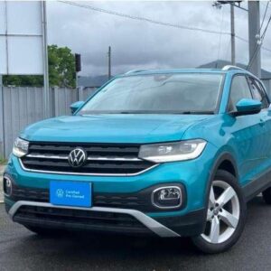2024 Volkswagen T-Cross green gasoline used car Japan export