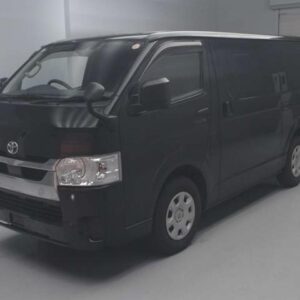 2021 Toyota Hiace Van black diesel used car Japan export
