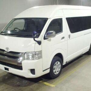 2019 Toyota Hiace Wagon white gasoline used car Japan export