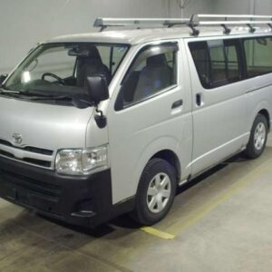2013 Toyota Hiace Van silver diesel used car Japan export