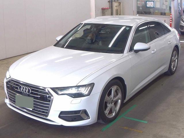 Ref:AUX-24117291 AUDI A6 2021 1 2021 Audi A6 white gasoline used car Japan export