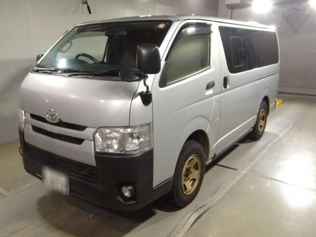 Ref:AUX-24117415 TOYOTA HIACE VAN 2017 1 2017 Toyota Hiace Van silver diesel used car Japan export