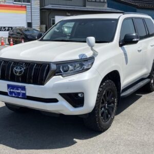 2022 Toyota Land Cruiser Prado pearl gasoline used car Japan export