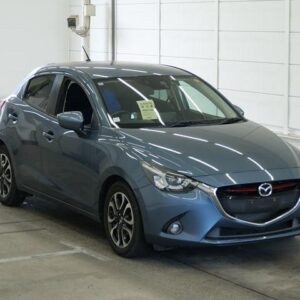 2014 Mazda Demio blue diesel used car Japan export