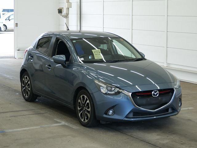 Ref:AUX-24117444 MAZDA DEMIO 2014 1 2014 Mazda Demio blue diesel used car Japan export