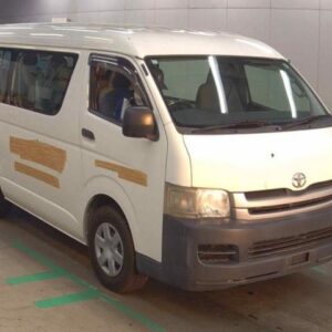 2009 Toyota Hiace Wagon white gasoline used car Japan export