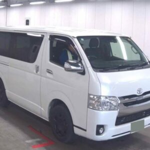 2020 Toyota Regius Ace Van pearl diesel used car Japan export