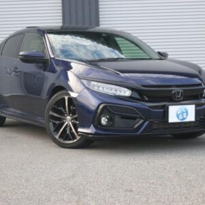 2021 Honda Civic blue gasoline used car Japan export