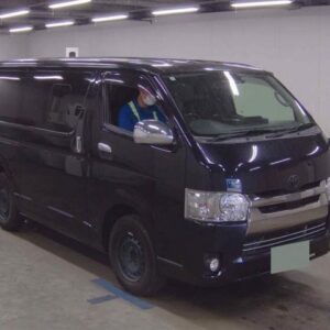 2018 Toyota Regius Ace Van black gasoline used car Japan export
