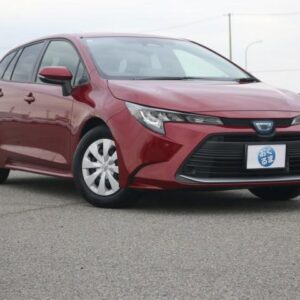 2024 Toyota Corolla Touring red hybrid used car Japan export