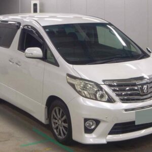 2012 Toyota Alphard pearl gasoline used car Japan export