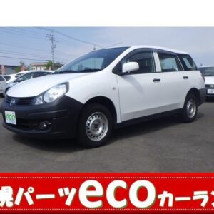 2014 Nissan Ad white gasoline used car Japan export