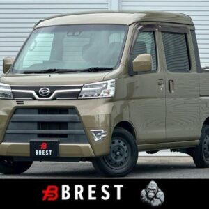 2018 Daihatsu Hijet Cargo green gasoline used car Japan export