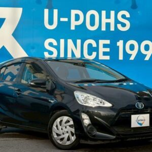 2016 Toyota Aqua black gasoline used car Japan export