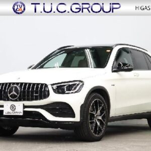 2022 Mercedes Amg Glc white gasoline used car Japan export