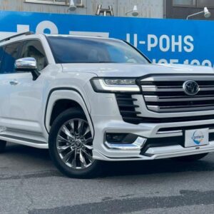 2023 Toyota Land Cruiser pearl gasoline used car Japan export