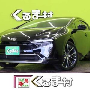 2023 Toyota Prius black hybrid used car Japan export