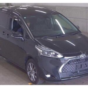 2018 Toyota Sienta black gasoline used car Japan export