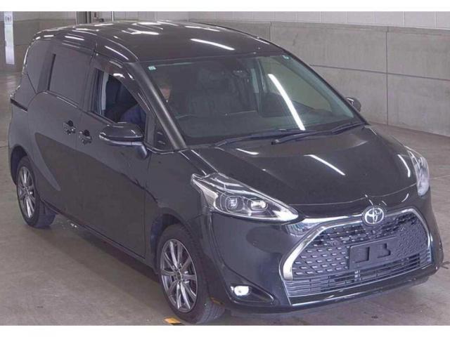 Ref:AUX-24133815 TOYOTA SIENTA 2018 1 2018 Toyota Sienta black gasoline used car Japan export