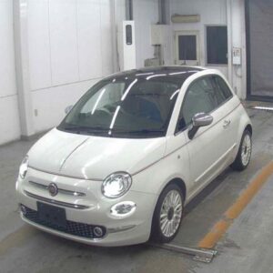 2020 Fiat 500 white gasoline used car Japan export
