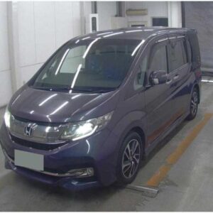 2016 Honda Stepwagon Spada gray gasoline used car Japan export
