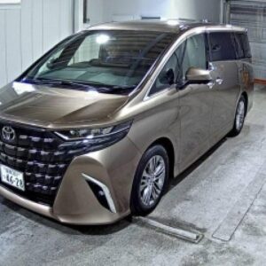 2026 Toyota Alphard gold gasoline used car Japan export