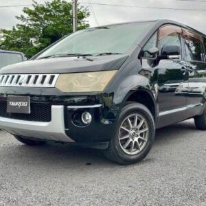 2007 Mitsubishi Delica D:5 black gasoline used car Japan export
