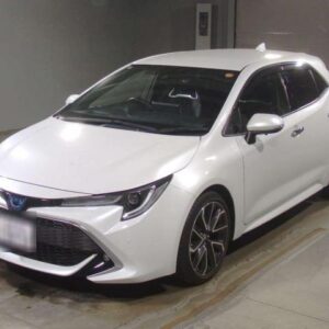 2022 Toyota Corollasport pearl gasoline used car Japan export